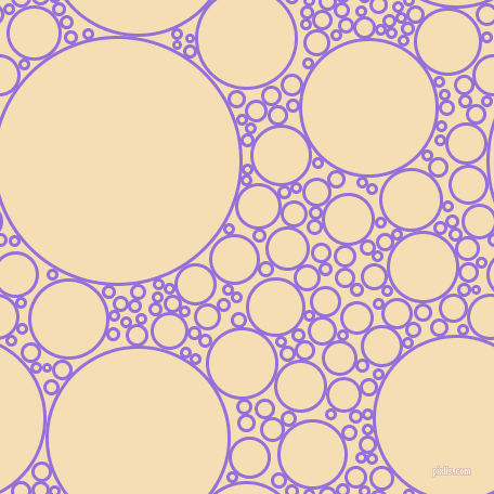 bubbles, circles, sponge, big, medium, small, 3 pixel line widthMedium Purple and Wheat circles bubbles sponge soap seamless tileable