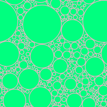 bubbles, circles, sponge, big, medium, small, 3 pixel line width, Melanie and Spring Green circles bubbles sponge soap seamless tileable