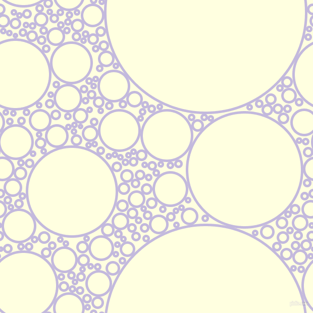 bubbles, circles, sponge, big, medium, small, 5 pixel line width, Melrose and Light Yellow circles bubbles sponge soap seamless tileable