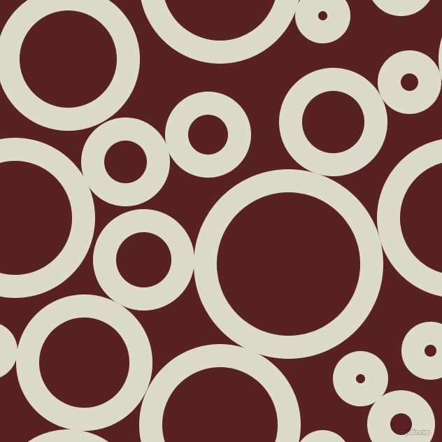 bubbles, circles, sponge, big, medium, small, 33 pixel line width, Milk White and Burnt Crimson circles bubbles sponge soap seamless tileable