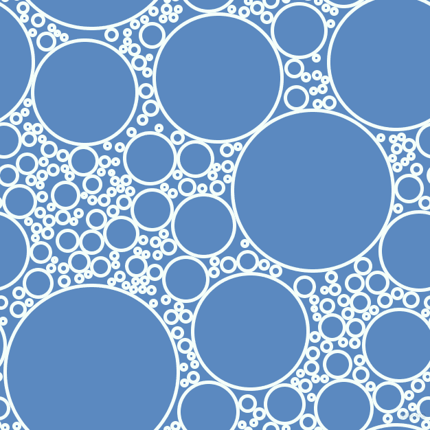 bubbles, circles, sponge, big, medium, small, 5 pixel line width, Mint Cream and Danube circles bubbles sponge soap seamless tileable