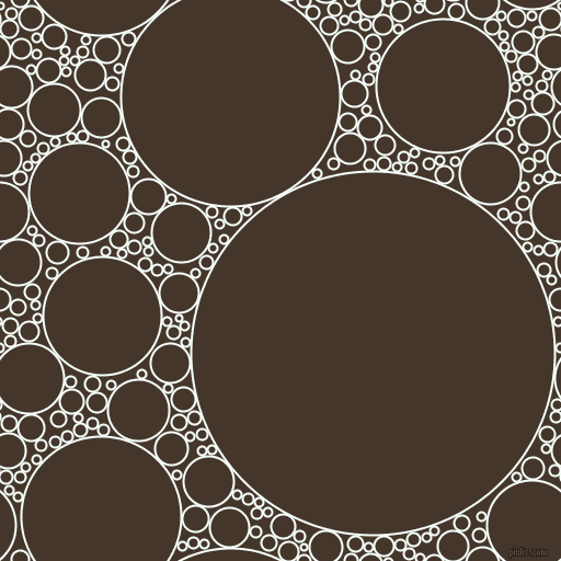 bubbles, circles, sponge, big, medium, small, 2 pixel line width, Mint Cream and Dark Rum circles bubbles sponge soap seamless tileable