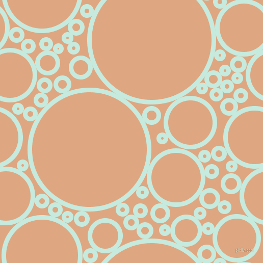 bubbles, circles, sponge, big, medium, small, 9 pixel line width, Mint Tulip and Tumbleweed circles bubbles sponge soap seamless tileable