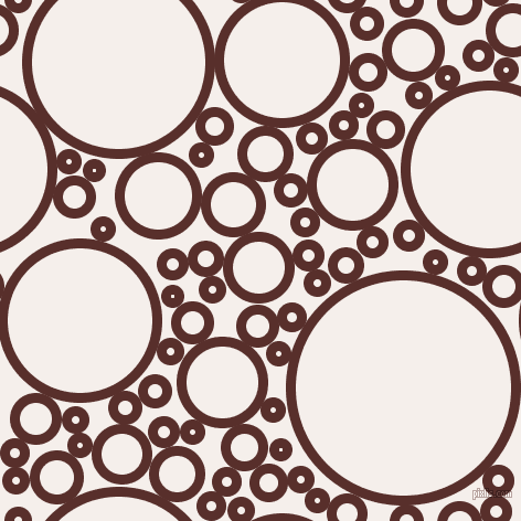 bubbles, circles, sponge, big, medium, small, 9 pixel line width, Moccaccino and Hint Of Red circles bubbles sponge soap seamless tileable