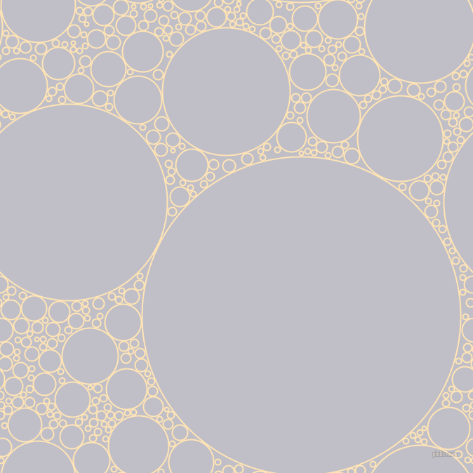bubbles, circles, sponge, big, medium, small, 2 pixel line width, Moccasin and Ghost circles bubbles sponge soap seamless tileable