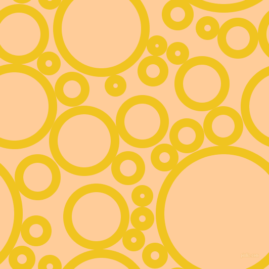 bubbles, circles, sponge, big, medium, small, 17 pixel line widthMoon Yellow and Peach-Orange circles bubbles sponge soap seamless tileable
