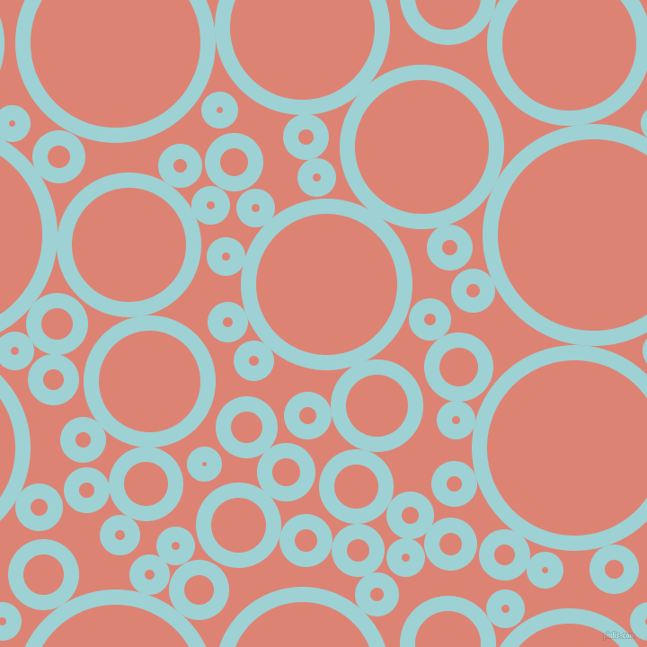 bubbles, circles, sponge, big, medium, small, 17 pixel line width, Morning Glory and New York Pink circles bubbles sponge soap seamless tileable