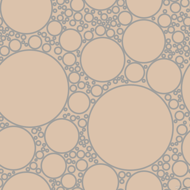 bubbles, circles, sponge, big, medium, small, 5 pixel line width, Mountain Mist and Bone circles bubbles sponge soap seamless tileable