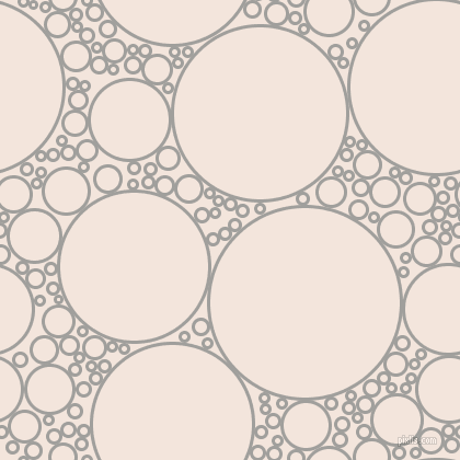bubbles, circles, sponge, big, medium, small, 3 pixel line width, Mountain Mist and Fair Pink circles bubbles sponge soap seamless tileable