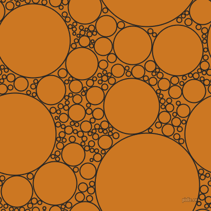 bubbles, circles, sponge, big, medium, small, 2 pixel line width, Nero and Ochre circles bubbles sponge soap seamless tileable