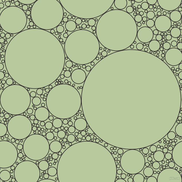 bubbles, circles, sponge, big, medium, small, 2 pixel line width, Night Rider and Sprout circles bubbles sponge soap seamless tileable