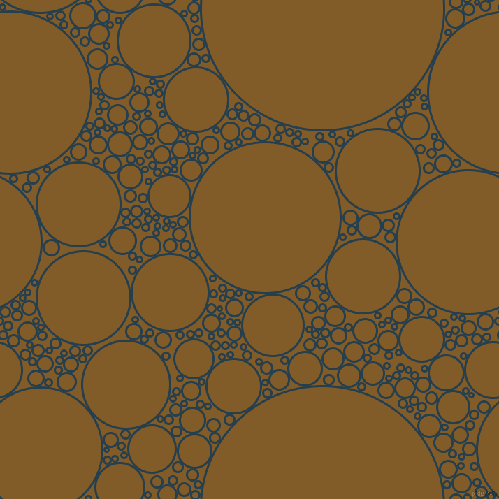 bubbles, circles, sponge, big, medium, small, 3 pixel line width, Nile Blue and Hot Curry circles bubbles sponge soap seamless tileable