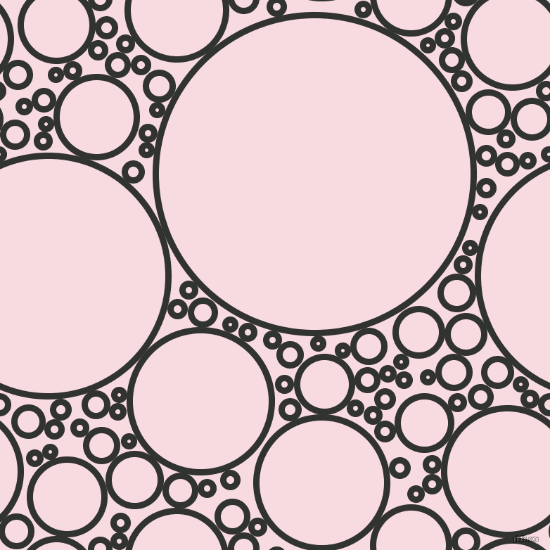 bubbles, circles, sponge, big, medium, small, 9 pixel line width, Oil and Carousel Pink circles bubbles sponge soap seamless tileable
