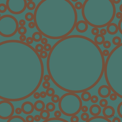 bubbles, circles, sponge, big, medium, small, 9 pixel line width, Old Copper and Dark Green Copper circles bubbles sponge soap seamless tileable