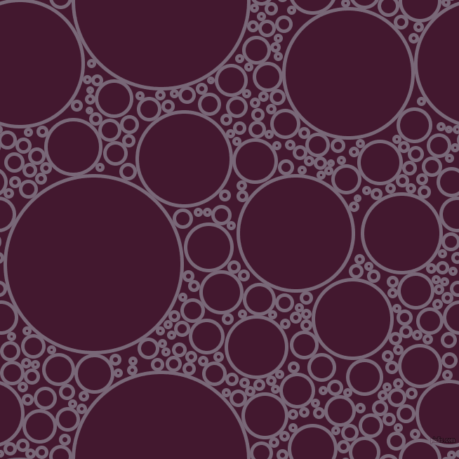 bubbles, circles, sponge, big, medium, small, 5 pixel line width, Old Lavender and Blackberry circles bubbles sponge soap seamless tileable