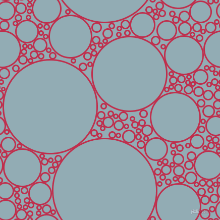 bubbles, circles, sponge, big, medium, small, 3 pixel line width, Old Rose and Botticelli circles bubbles sponge soap seamless tileable