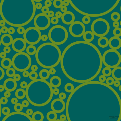 bubbles, circles, sponge, big, medium, small, 9 pixel line width, Olive Drab and Mosque circles bubbles sponge soap seamless tileable