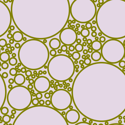 bubbles, circles, sponge, big, medium, small, 5 pixel line width, Olive and Snuff circles bubbles sponge soap seamless tileable