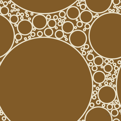 bubbles, circles, sponge, big, medium, small, 5 pixel line width, Orange White and Hot Curry circles bubbles sponge soap seamless tileable
