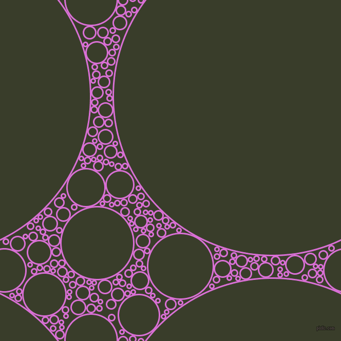 bubbles, circles, sponge, big, medium, small, 3 pixel line width, Orchid and Green Kelp circles bubbles sponge soap seamless tileable