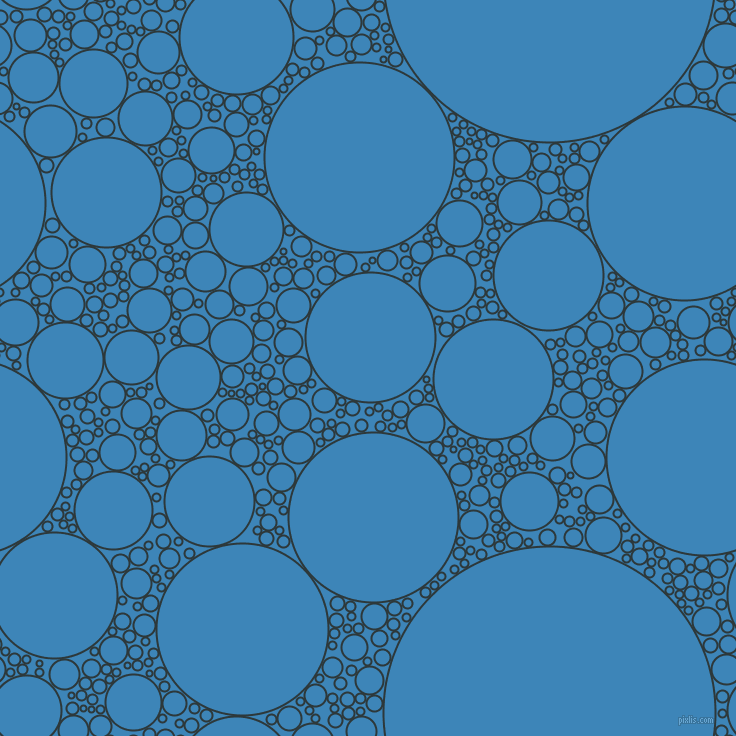 bubbles, circles, sponge, big, medium, small, 2 pixel line width, Outer Space and Curious Blue circles bubbles sponge soap seamless tileable