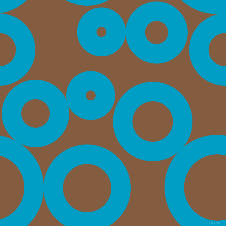 bubbles, circles, sponge, big, medium, small, 65 pixel line width, Pacific Blue and Potters Clay circles bubbles sponge soap seamless tileable