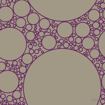 bubbles, circles, sponge, big, medium, small, 3 pixel line width, Palatinate Purple and Nomad circles bubbles sponge soap seamless tileable