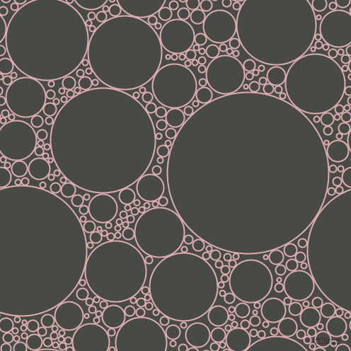 bubbles, circles, sponge, big, medium, small, 2 pixel line width, Pale Chestnut and Armadillo circles bubbles sponge soap seamless tileable