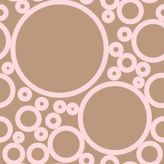 bubbles, circles, sponge, big, medium, small, 17 pixel line width, Pale Pink and Pale Taupe circles bubbles sponge soap seamless tileable