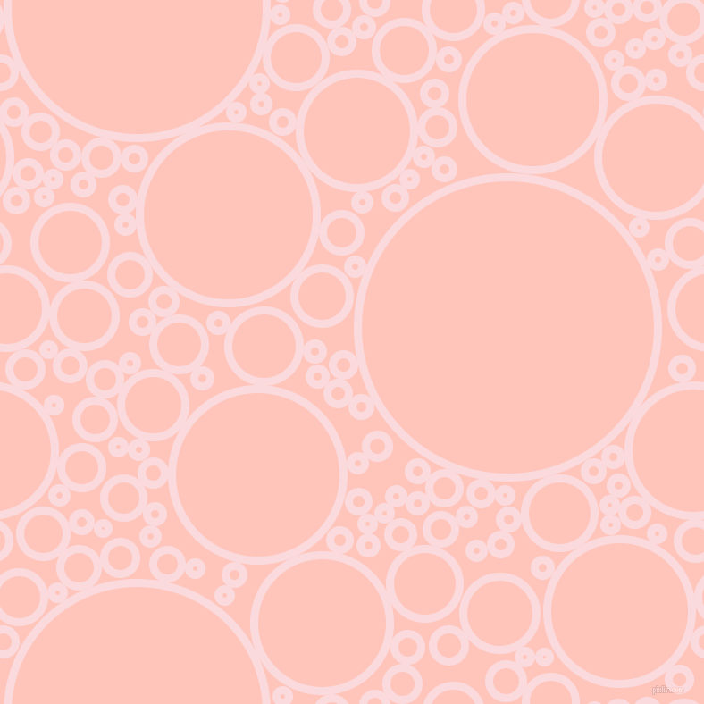 bubbles, circles, sponge, big, medium, small, 9 pixel line width, Pale Pink and Your Pink circles bubbles sponge soap seamless tileable