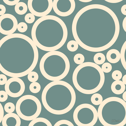 bubbles, circles, sponge, big, medium, small, 17 pixel line width, Papaya Whip and Gumbo circles bubbles sponge soap seamless tileable