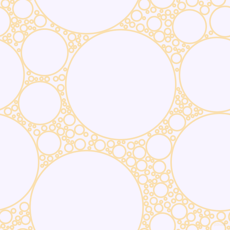 bubbles, circles, sponge, big, medium, small, 5 pixel line width, Peach-Yellow and Magnolia circles bubbles sponge soap seamless tileable