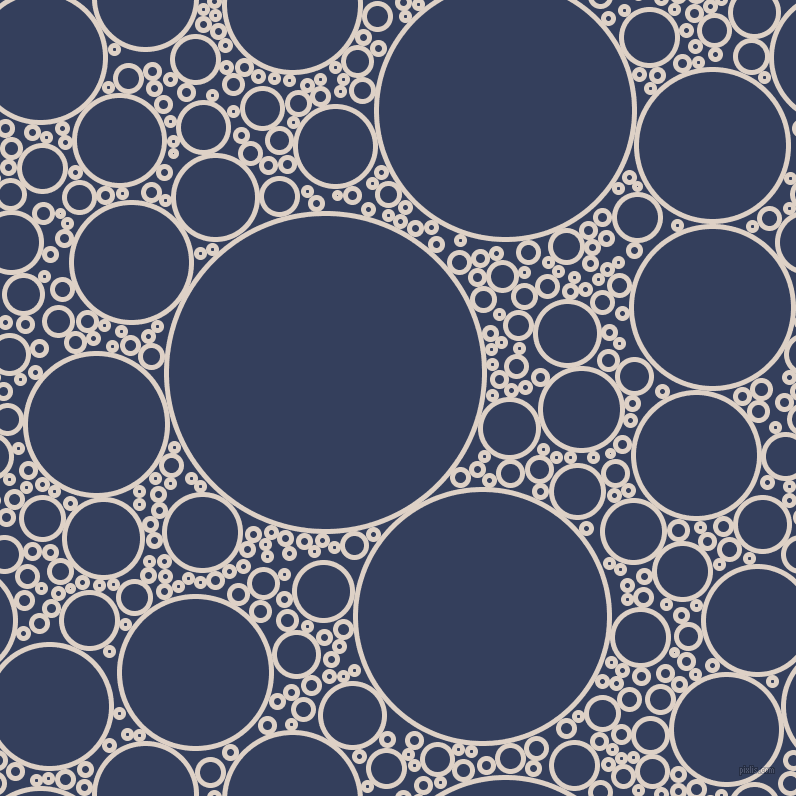 bubbles, circles, sponge, big, medium, small, 5 pixel line width, Pearl Bush and Gulf Blue circles bubbles sponge soap seamless tileable