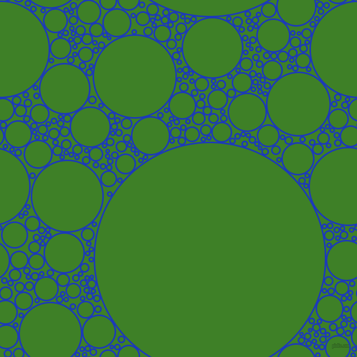 bubbles, circles, sponge, big, medium, small, 3 pixel line width, Persian Blue and Bilbao circles bubbles sponge soap seamless tileable