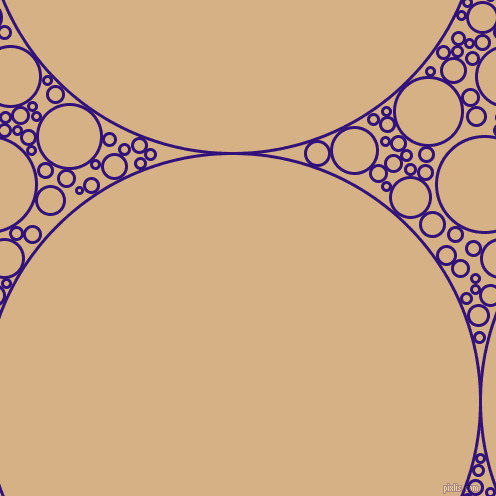 bubbles, circles, sponge, big, medium, small, 3 pixel line width, Persian Indigo and Calico circles bubbles sponge soap seamless tileable