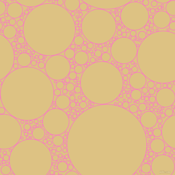 bubbles, circles, sponge, big, medium, small, 2 pixel line width, Persian Pink and Zombie circles bubbles sponge soap seamless tileable