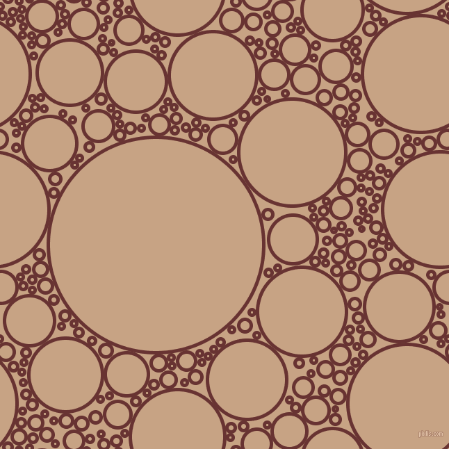 bubbles, circles, sponge, big, medium, small, 5 pixel line width, Persian Plum and Rodeo Dust circles bubbles sponge soap seamless tileable