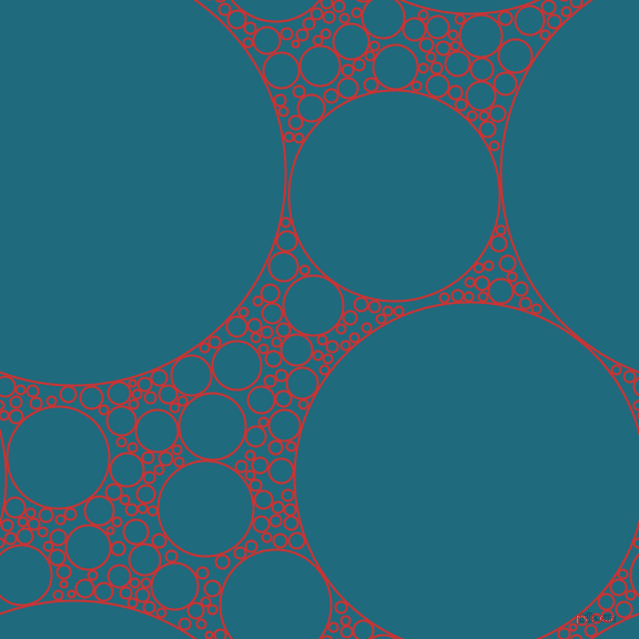 bubbles, circles, sponge, big, medium, small, 2 pixel line width, Persian Red and Allports circles bubbles sponge soap seamless tileable