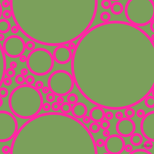 bubbles, circles, sponge, big, medium, small, 9 pixel line width, Persian Rose and Asparagus circles bubbles sponge soap seamless tileable