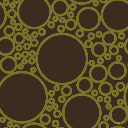 bubbles, circles, sponge, big, medium, small, 9 pixel line width, Pesto and Bistre circles bubbles sponge soap seamless tileable