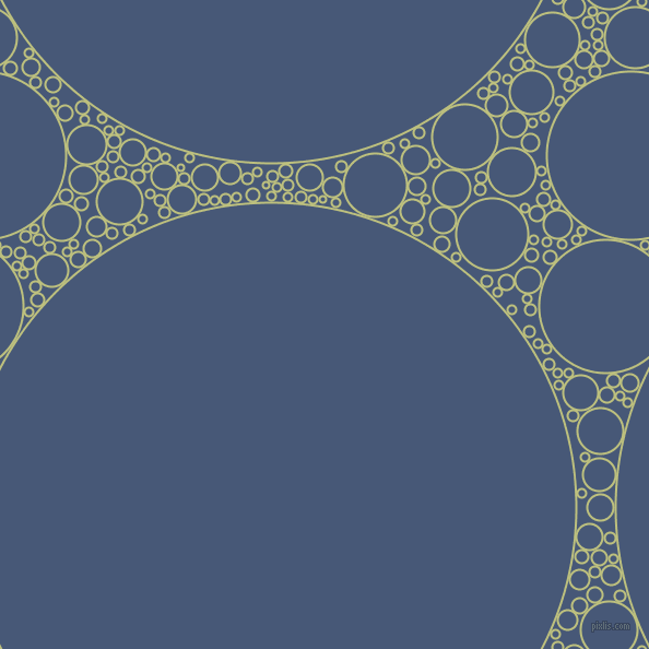 bubbles, circles, sponge, big, medium, small, 2 pixel line width, Pine Glade and Chambray circles bubbles sponge soap seamless tileable