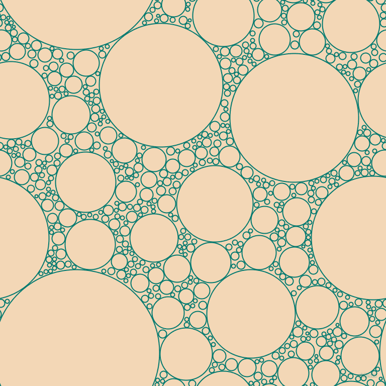 bubbles, circles, sponge, big, medium, small, 2 pixel line width, Pine Green and Pink Lady circles bubbles sponge soap seamless tileable