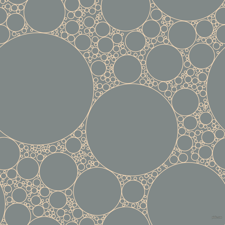 bubbles, circles, sponge, big, medium, small, 2 pixel line width, Pink Lady and Oslo Grey circles bubbles sponge soap seamless tileable