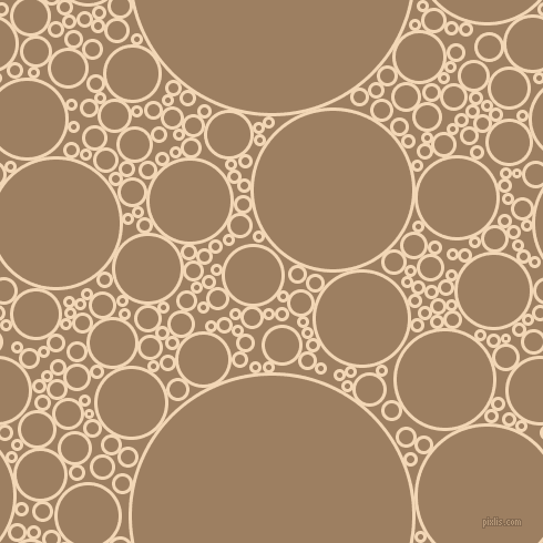 bubbles, circles, sponge, big, medium, small, 3 pixel line width, Pink Lady and Sorrell Brown circles bubbles sponge soap seamless tileable