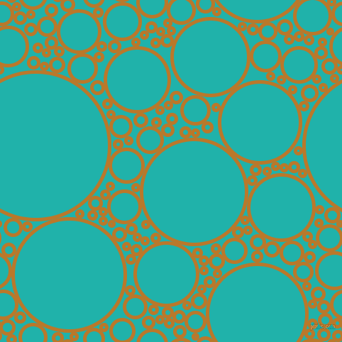 bubbles, circles, sponge, big, medium, small, 5 pixel line widthPirate Gold and Light Sea Green circles bubbles sponge soap seamless tileable
