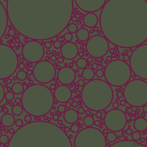 bubbles, circles, sponge, big, medium, small, 5 pixel line width, Pompadour and Lunar Green circles bubbles sponge soap seamless tileable