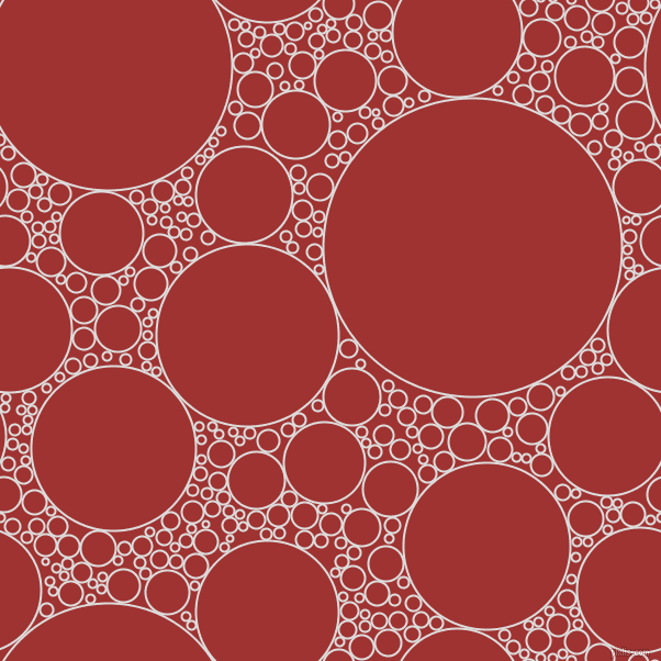 bubbles, circles, sponge, big, medium, small, 2 pixel line width, Porcelain and Milano Red circles bubbles sponge soap seamless tileable