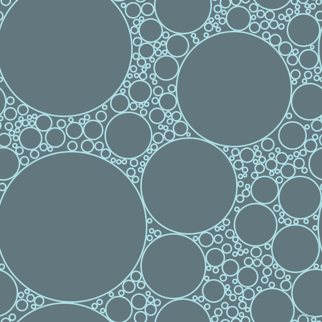 bubbles, circles, sponge, big, medium, small, 3 pixel line width, Powder Blue and Blue Bayoux circles bubbles sponge soap seamless tileable