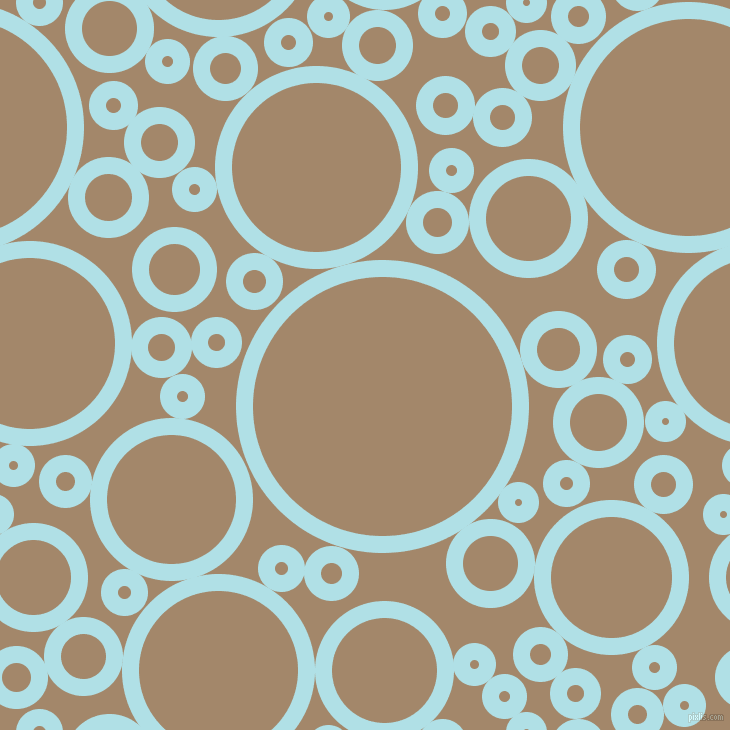 bubbles, circles, sponge, big, medium, small, 17 pixel line width, Powder Blue and Sandal circles bubbles sponge soap seamless tileable