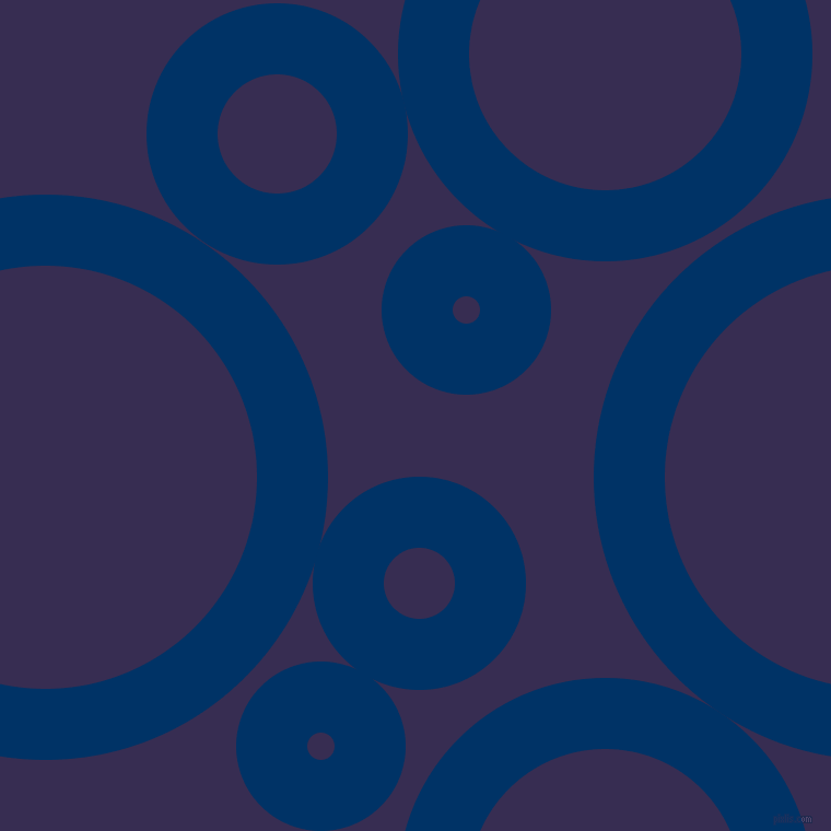 bubbles, circles, sponge, big, medium, small, 65 pixel line width, Prussian Blue and Cherry Pie circles bubbles sponge soap seamless tileable
